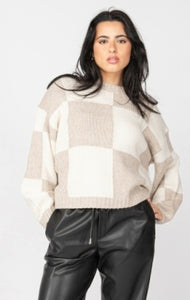 L/S Color Block Sweater