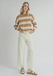 Violette Striped Crewneck Sweater