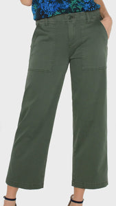 Cargo Crop Straight Pant